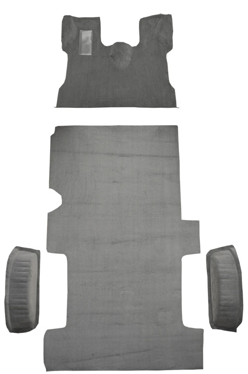 1992-1996 Ford E-350 Econoline Reg Fits Gas or Diesel Complete Cutpile Carpet Flooring 801 Black