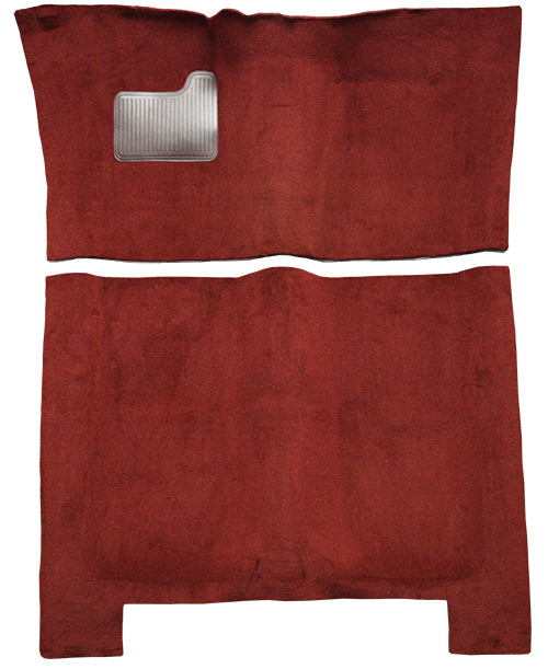 1971-1973 Oldsmobile 98 2DR Loop Carpet Flooring 01 Black