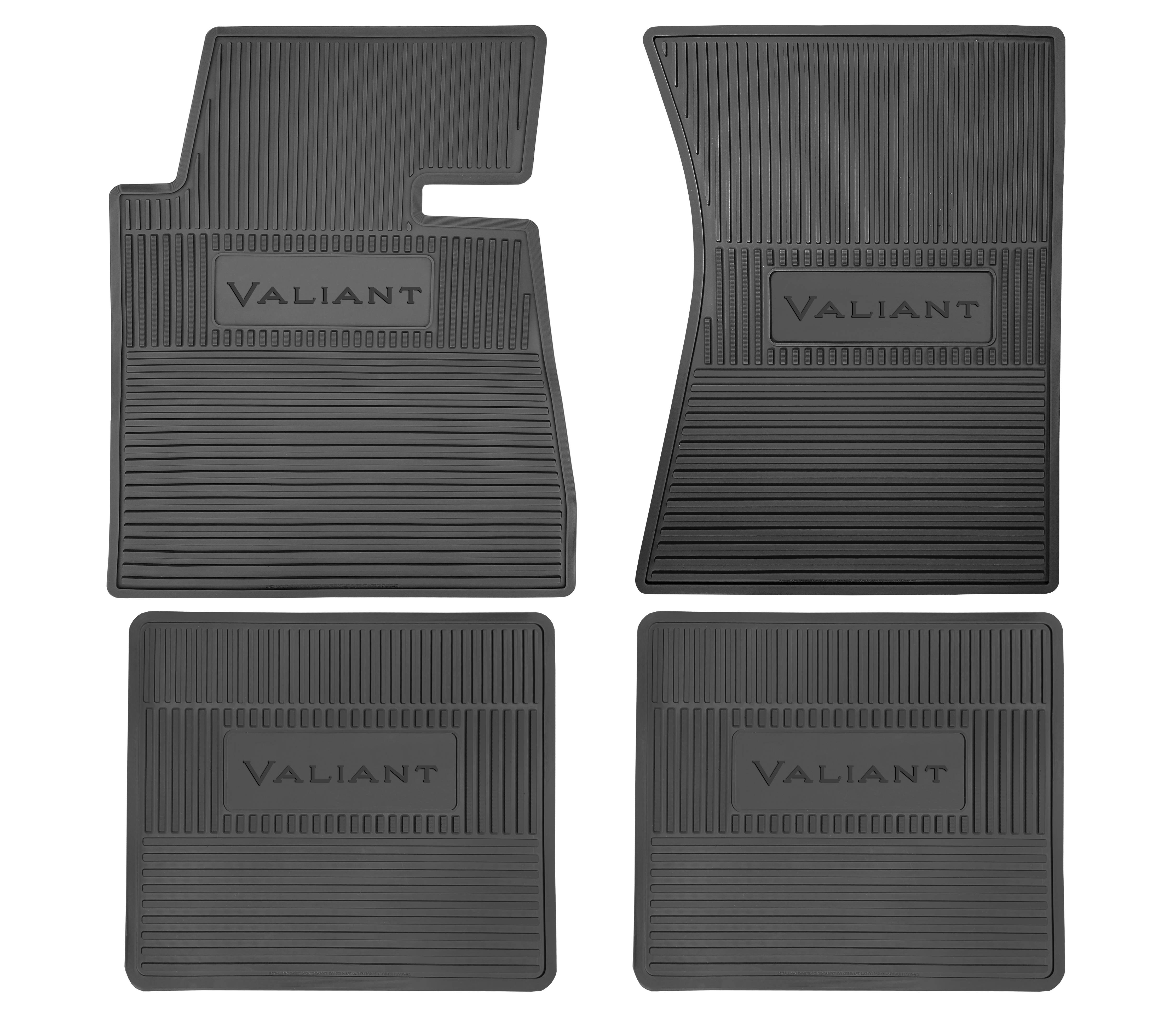 1963 Plymouth Valiant A-Body Next Generation Custom Vintage Rubber Floor Mats Package