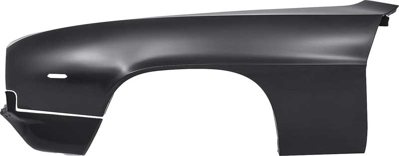 1969 Camaro Standard Left Hand (Driver Side) Front Fender with Extension 