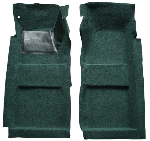 1967 Ford Thunderbird 2DR Auto Loop Carpet Flooring 01 Black