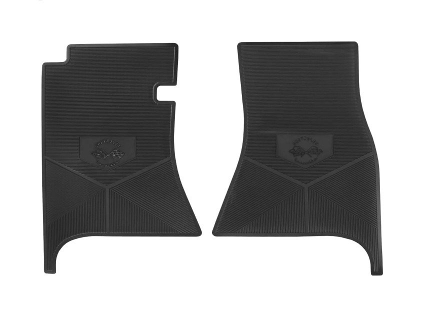 1953-1962 Corvette C1 Next Generation Custom Vintage Rubber Floor Mats Package