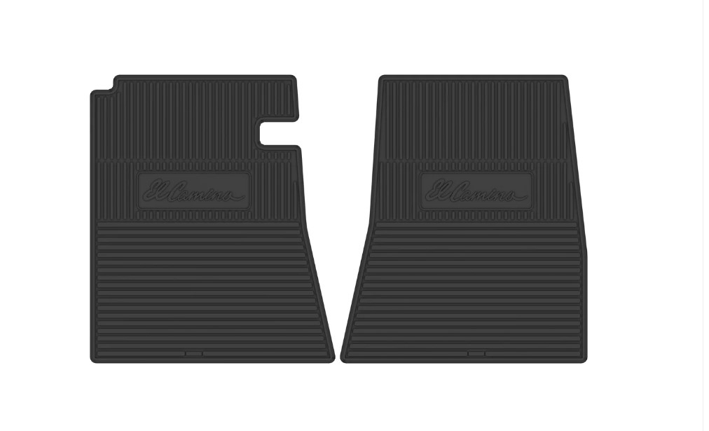 1965 Chevrolet El Camino Next Generation Custom Vintage Rubber Floor Mats Package