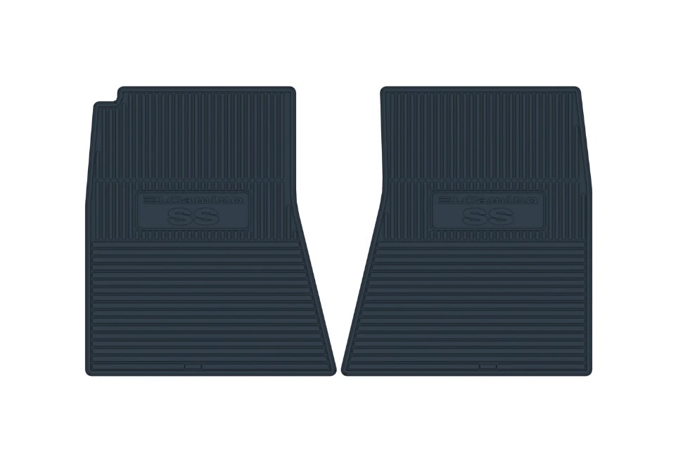 1970-1972 Chevrolet El Camino Next Generation Custom Vintage Rubber Floor Mats Package