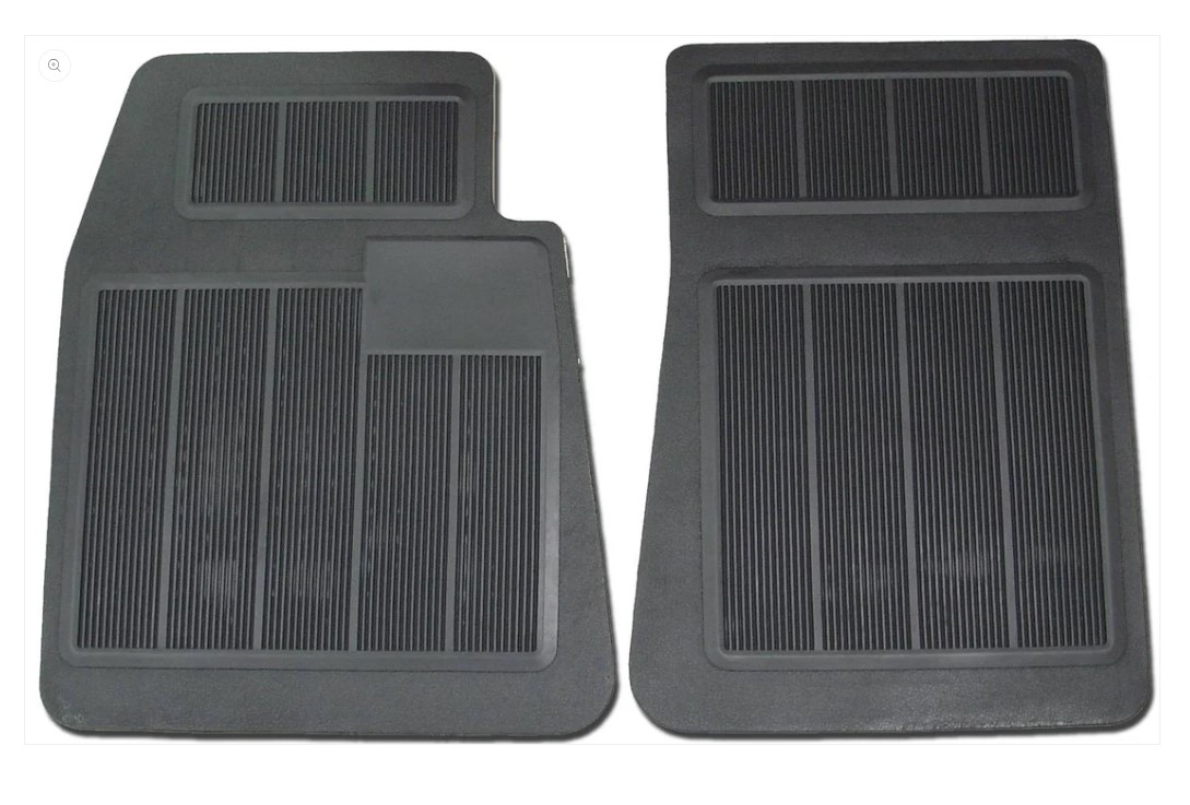 1970-1976 A-Body / 1976-80 F Body Duster Javeline AMX Next Generation Custom Vintage Rubber Floor Mats Package