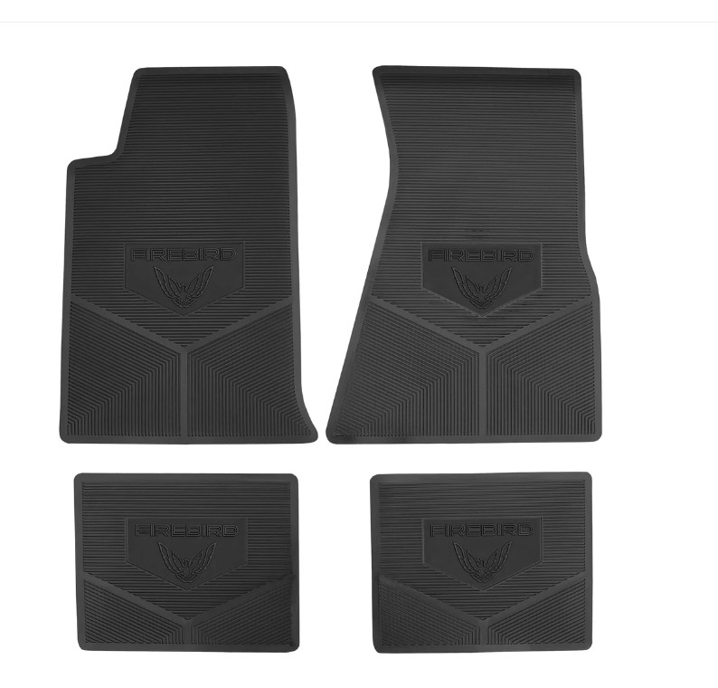 1985-1992 Pontiac Firebird Next Generation Custom Vintage Rubber Floor Mats Package