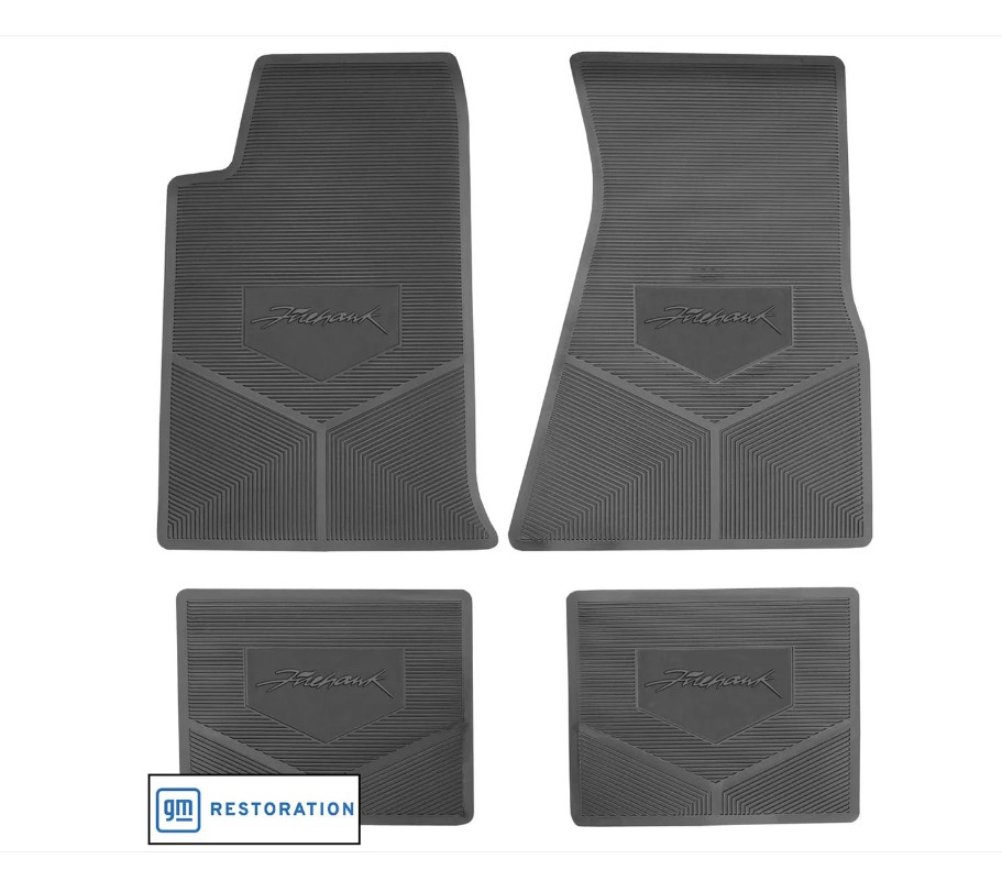 1993-2002 Chevrolet Camaro Next Generation Custom Vintage Rubber Floor Mats Package