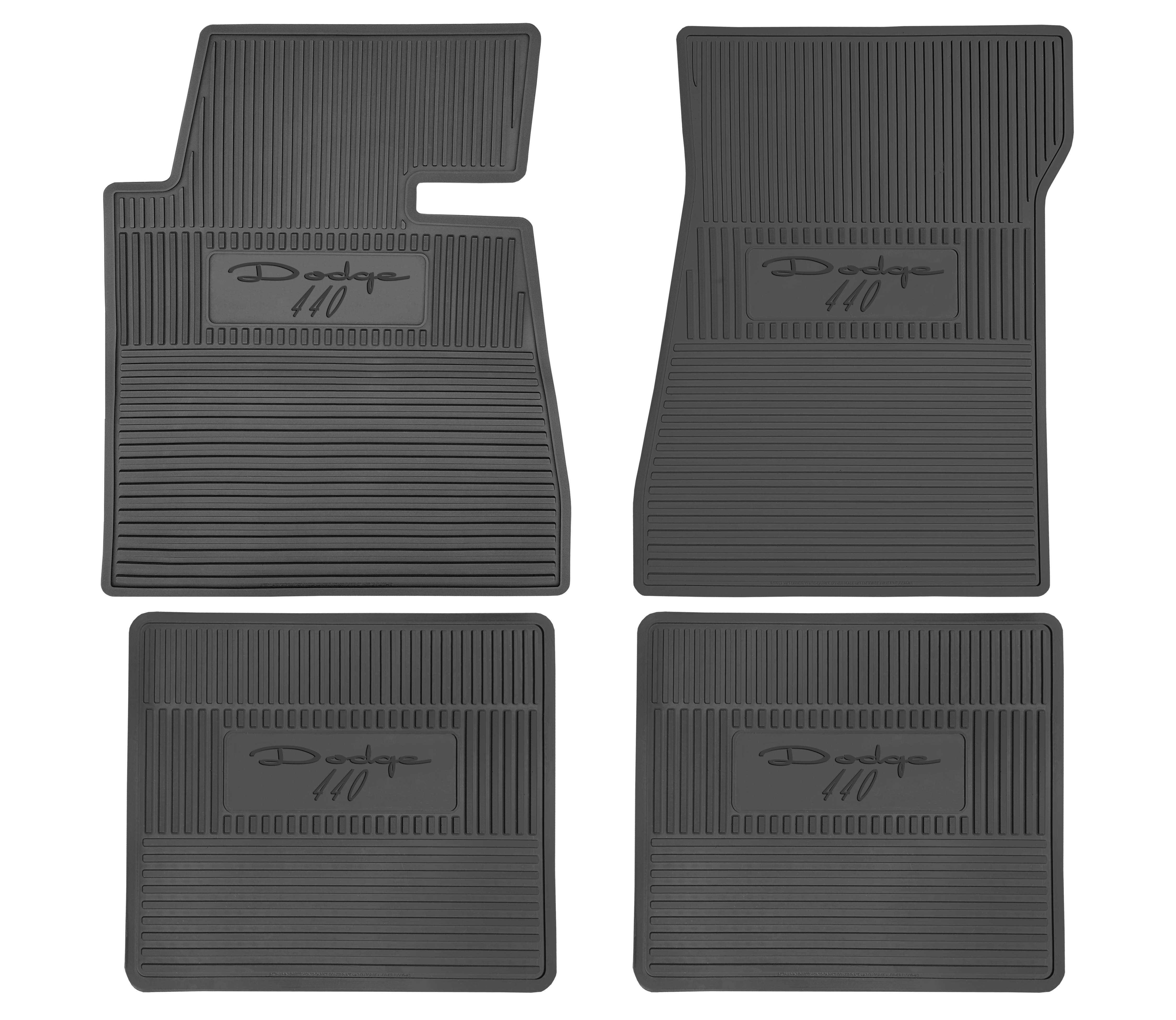 1963-1964 Dodge 440 B-Body Next Generation Custom Vintage Rubber Floor Mats Package