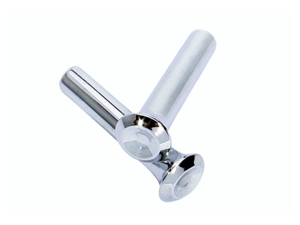 224-BC Mopar Door Lock Knobs - Chrome