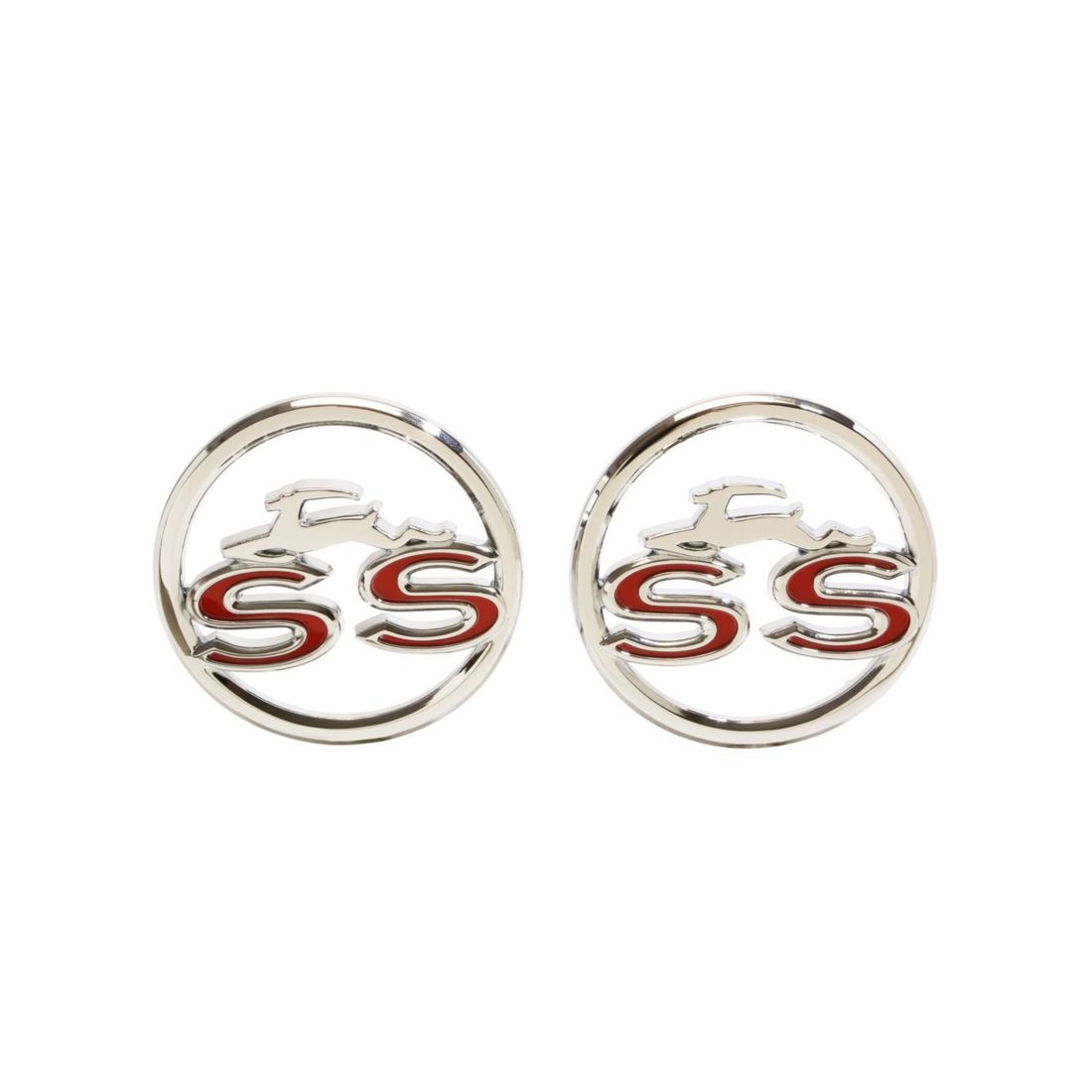 1963 Impala SS Rear Quarter Emblem, “SS”, Sold as a Pair