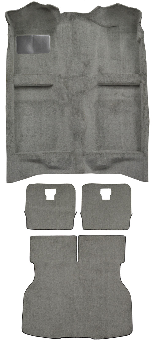 1984-1986 Ford Mustang Hatchback Complete Cutpile Carpet Flooring 801 Black