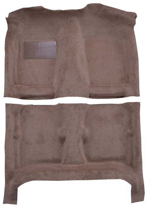 1984-1987 Toyota Corolla 4DR Lift Back w/o Heat Vents Cutpile Carpet Flooring 801 Black