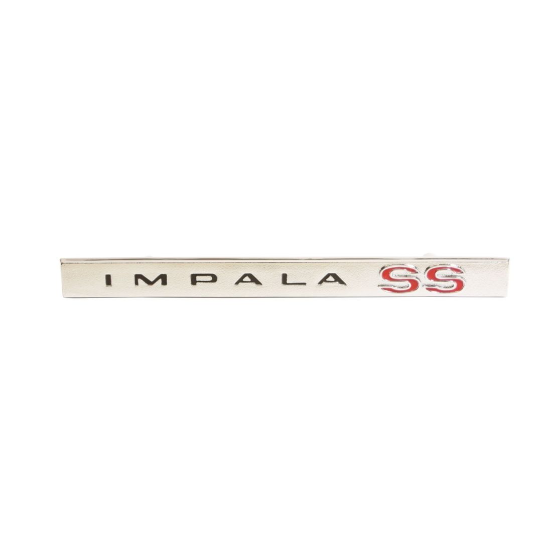 1966 Impala SS Glove Box Door Emblem, “Impala SS”, Sold as Each