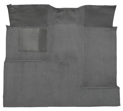 1974-1977 Ford Bronco Pass Area Cutpile Carpet Flooring 801 Black