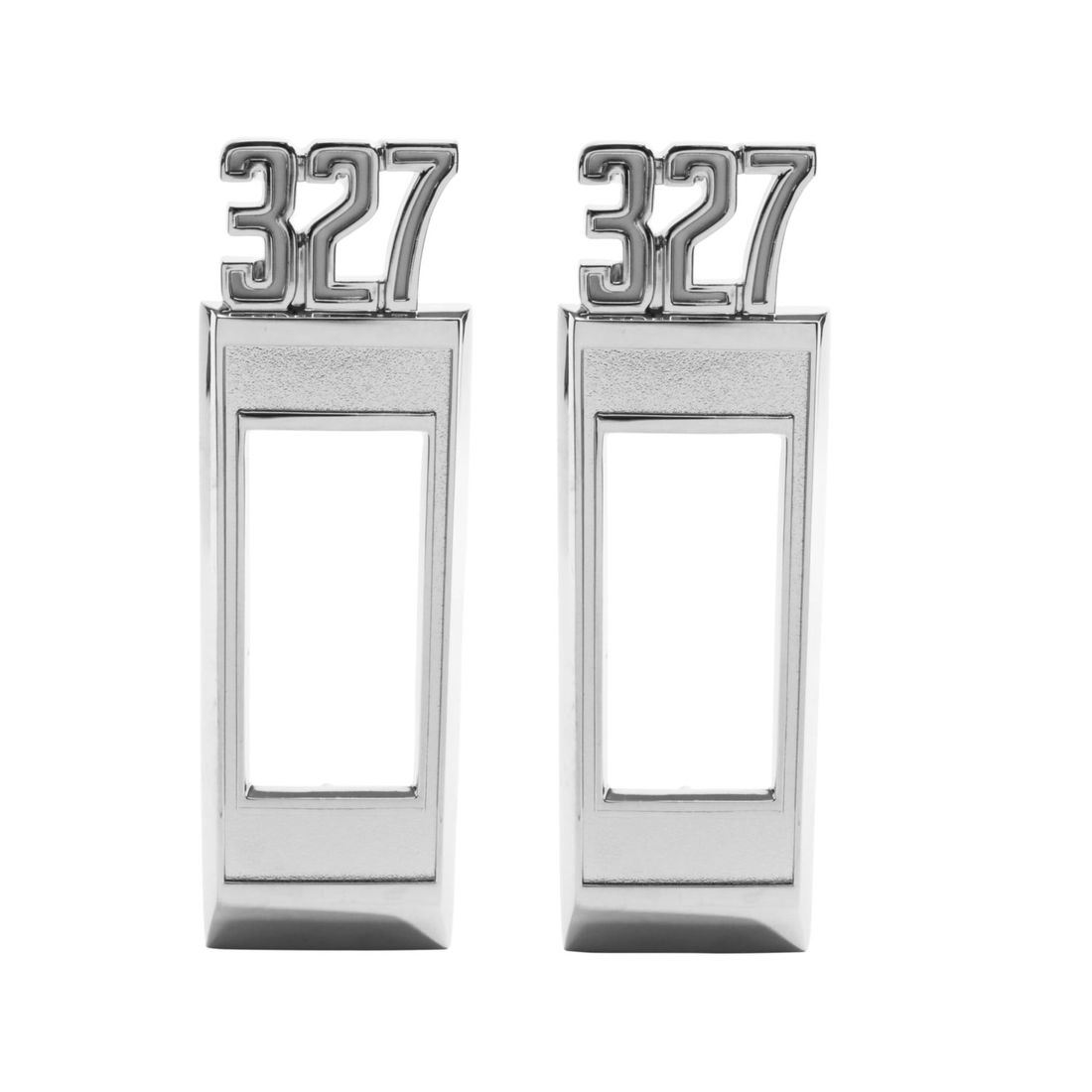 1969 Full-Size Chevrolet Front Marker Light Bezel, “327”, Sold as a Pair