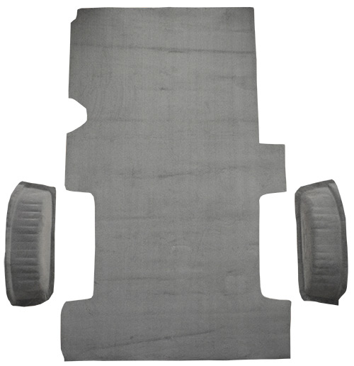 1999-2014 Ford E-350 Super Duty Reg Van Fits Gas or Diesel Cargo Area Cutpile Carpet Flooring 801 Black