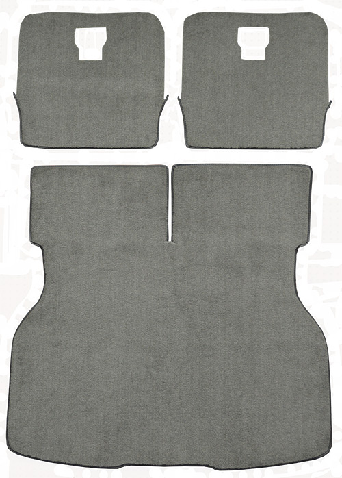 1983-1986 Mercury Capri Cargo Area Cutpile Carpet Flooring 801 Black