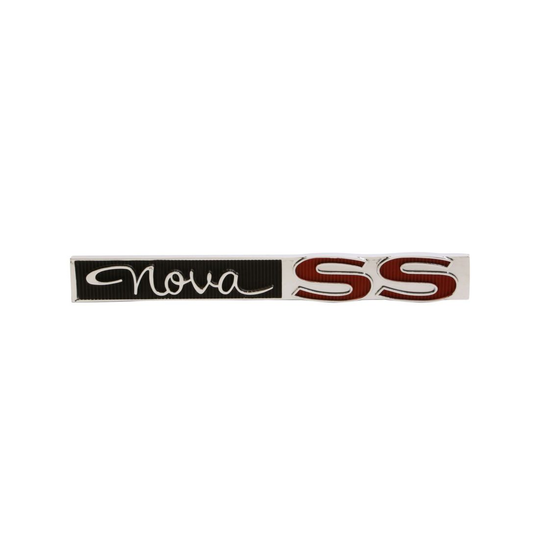 1963-1964 Nova Glove Box Door Emblem, “Nova SS”, Sold as Each