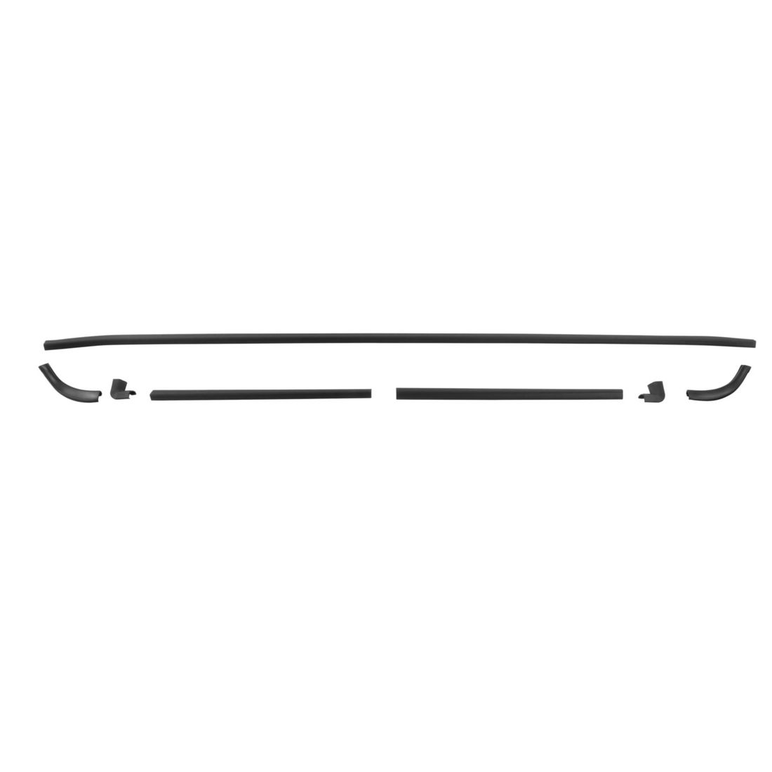 1966-1967 Chevy II and Nova Rear Inside Window Trim, Sold as a Set