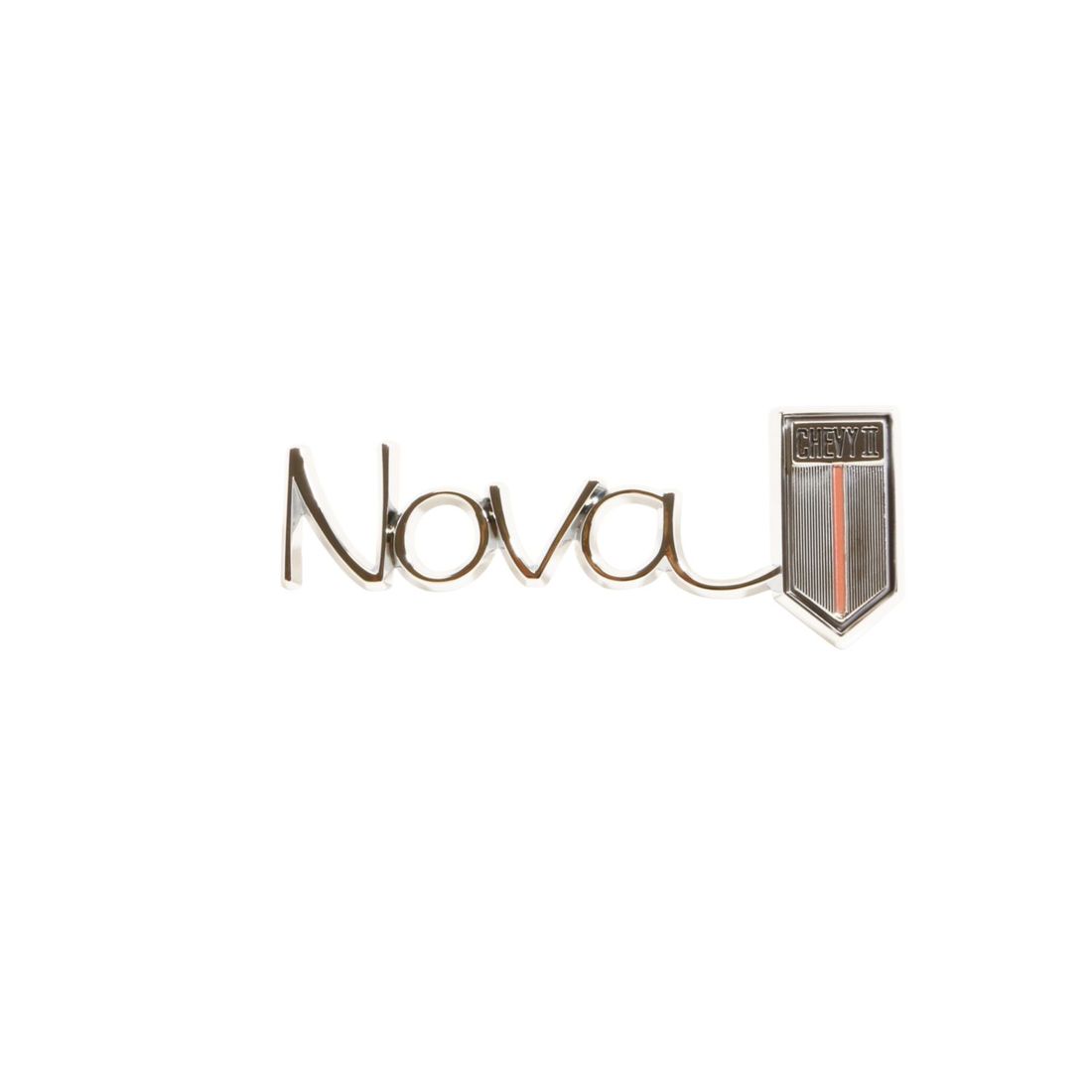 1967 Chevy II and Nova Lower Dash Emblem, “Nova/ Chevy II”, Sold as Each