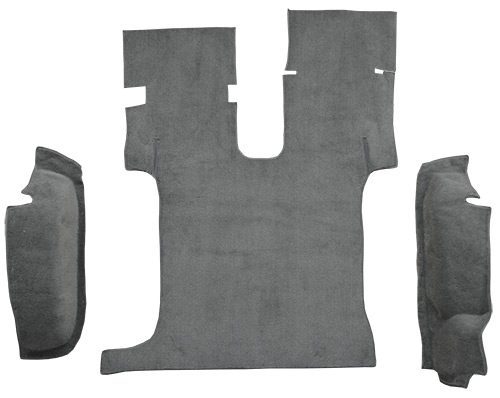 1986-1995 Suzuki Samurai Cargo Area with Roll Bar Cutout Cutpile Carpet Flooring 801 Black