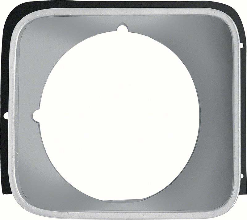 1975-78 NovaRH Standard Headlamp Bezel (Silver ) 