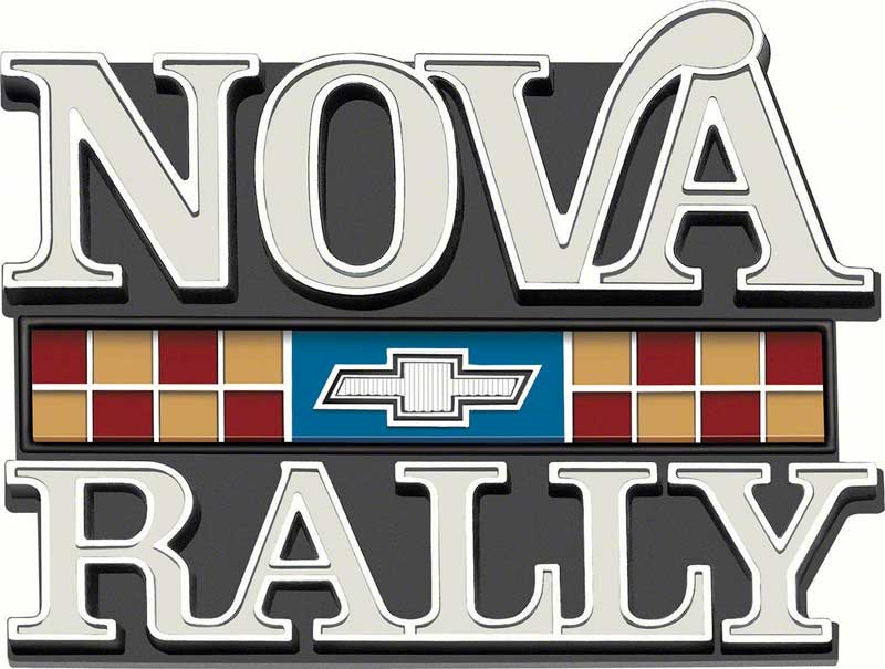 1977-79 "Nova Rally" Grill Emblem 