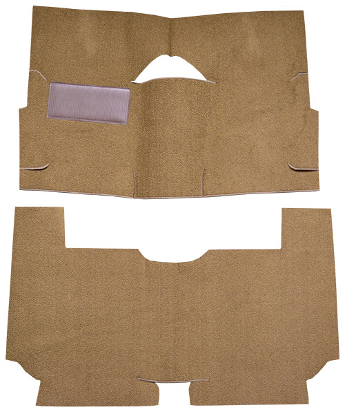 1967-1969 American Motors Rebel 2DR Convertible Loop Carpet Flooring 01 Black