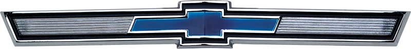 1969-72 Nova Bowtie Hood Lip Emblem 