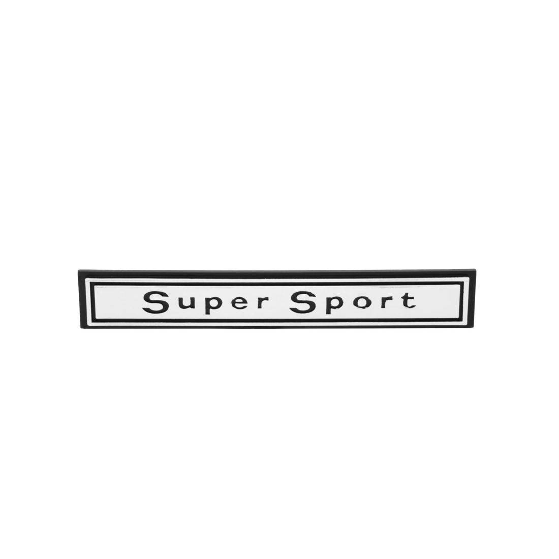 1966 Chevelle Dash Emblem, “Super Sport”, Sold as Each