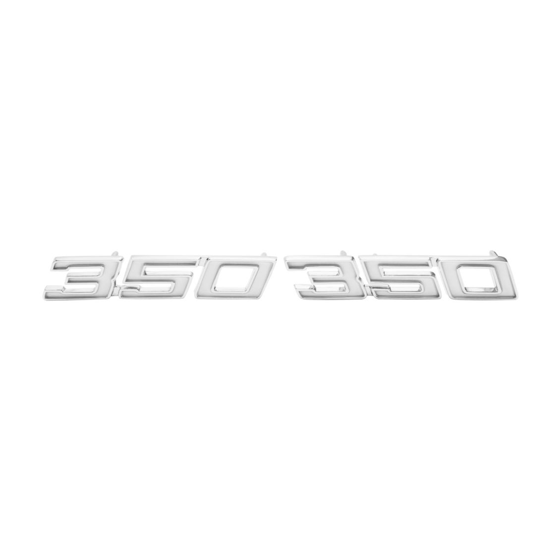 1969-1970 Full-Size Chevrolet Front Fender Emblem, “350”, Sold as a Pair