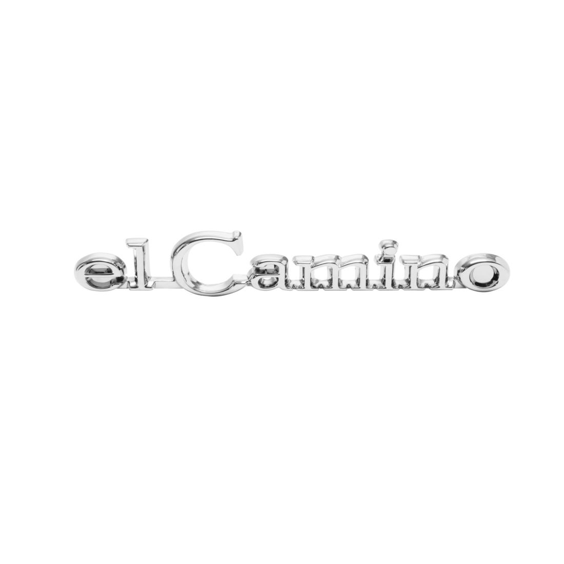 1968-1969 El Camino Front Header Panel Emblem, “El Camino”, Sold as Each