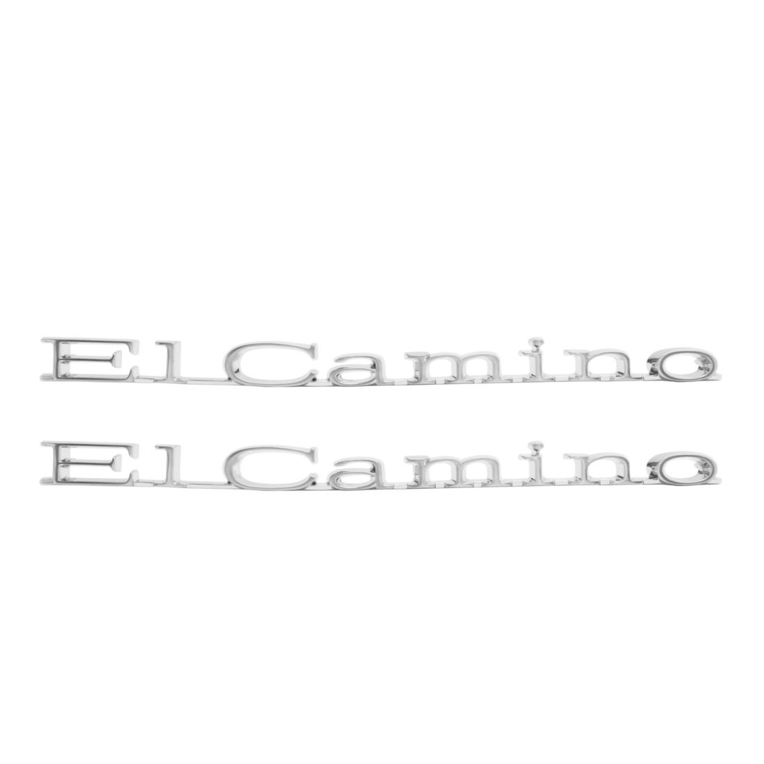 1970 El Camino Front Fender Emblem, “El Camino”, Sold as a Pair