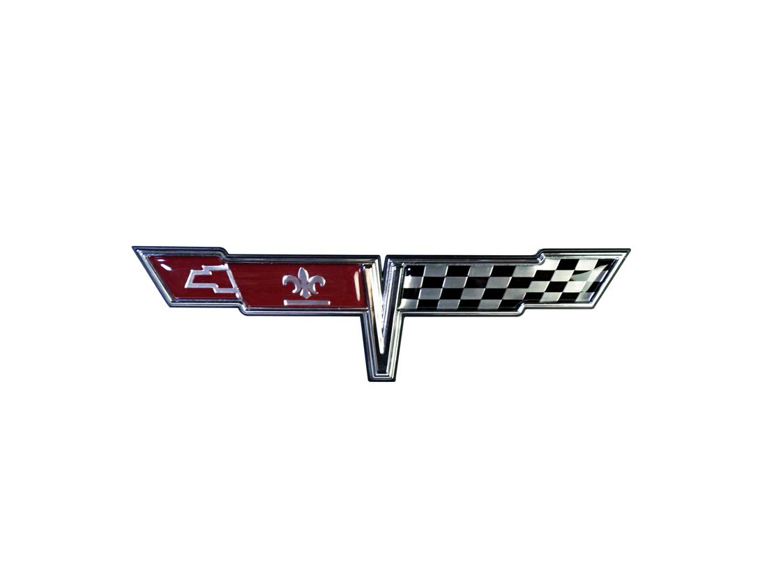 1980 Corvette Fuel Door Emblem, Sold as Each