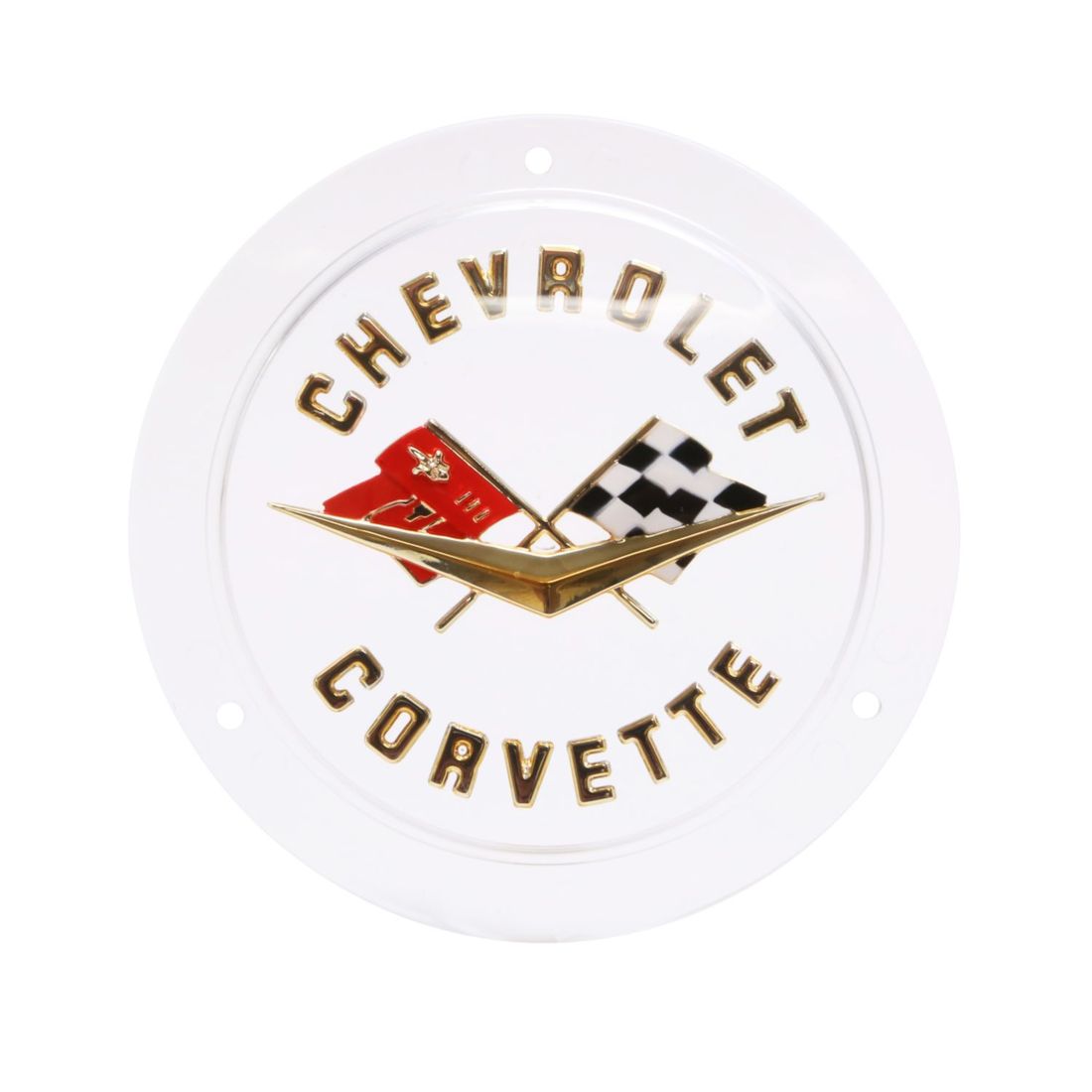 1958-1960 Corvette Front and 1958-1962 Gold Rear Emblem, Sold as Each