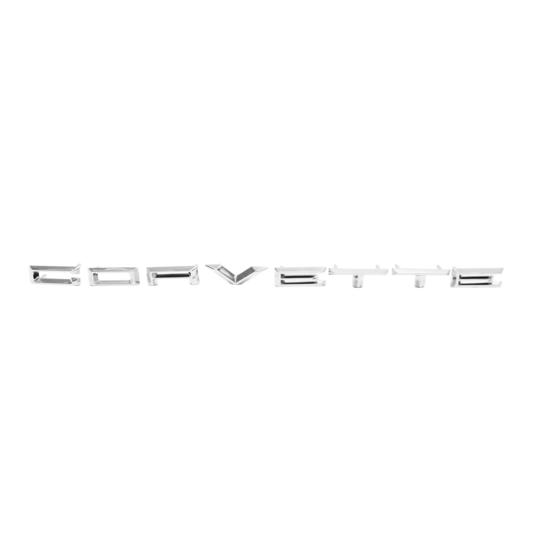 1961-1962 Corvette Front Letters, “CORVETTE”, Sold as a Set