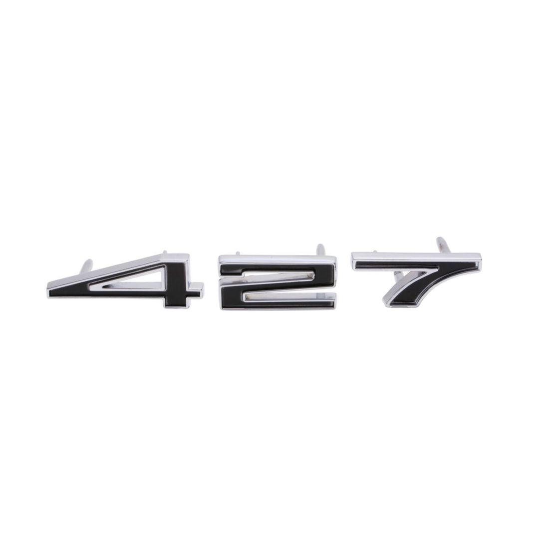 1967-1969 Corvette Hood Number Set, “427”, Black