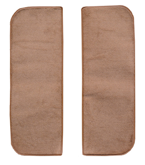 1966 GMC K15/K1500 Pickup Door Panel Inserts without Cardboard 2pc Loop Carpet Flooring 01 Black