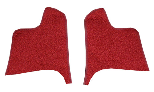 1963-1967 Chevrolet Corvette Kick Panel Inserts Loop Carpet Flooring 01 Black