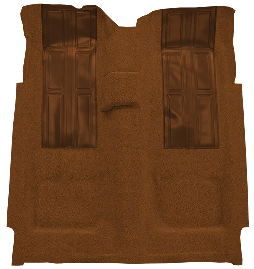 1972-1973 Ford Torino GT with 2 Dark Saddle Inserts 2DR 4spd Loop Carpet Flooring 01 Black