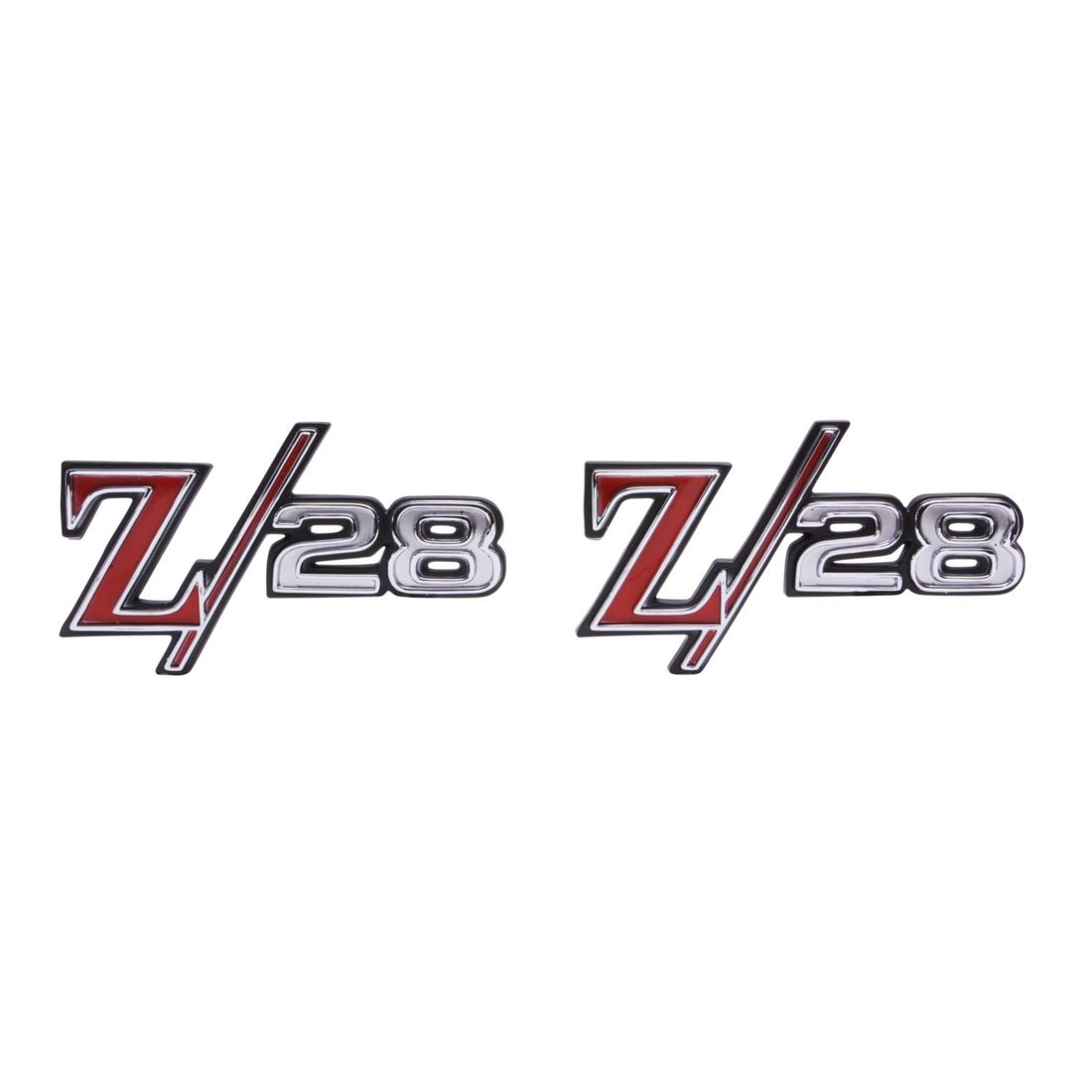 1969 Camaro Front Fender Emblem, “Z-28”, Sold as a Pair