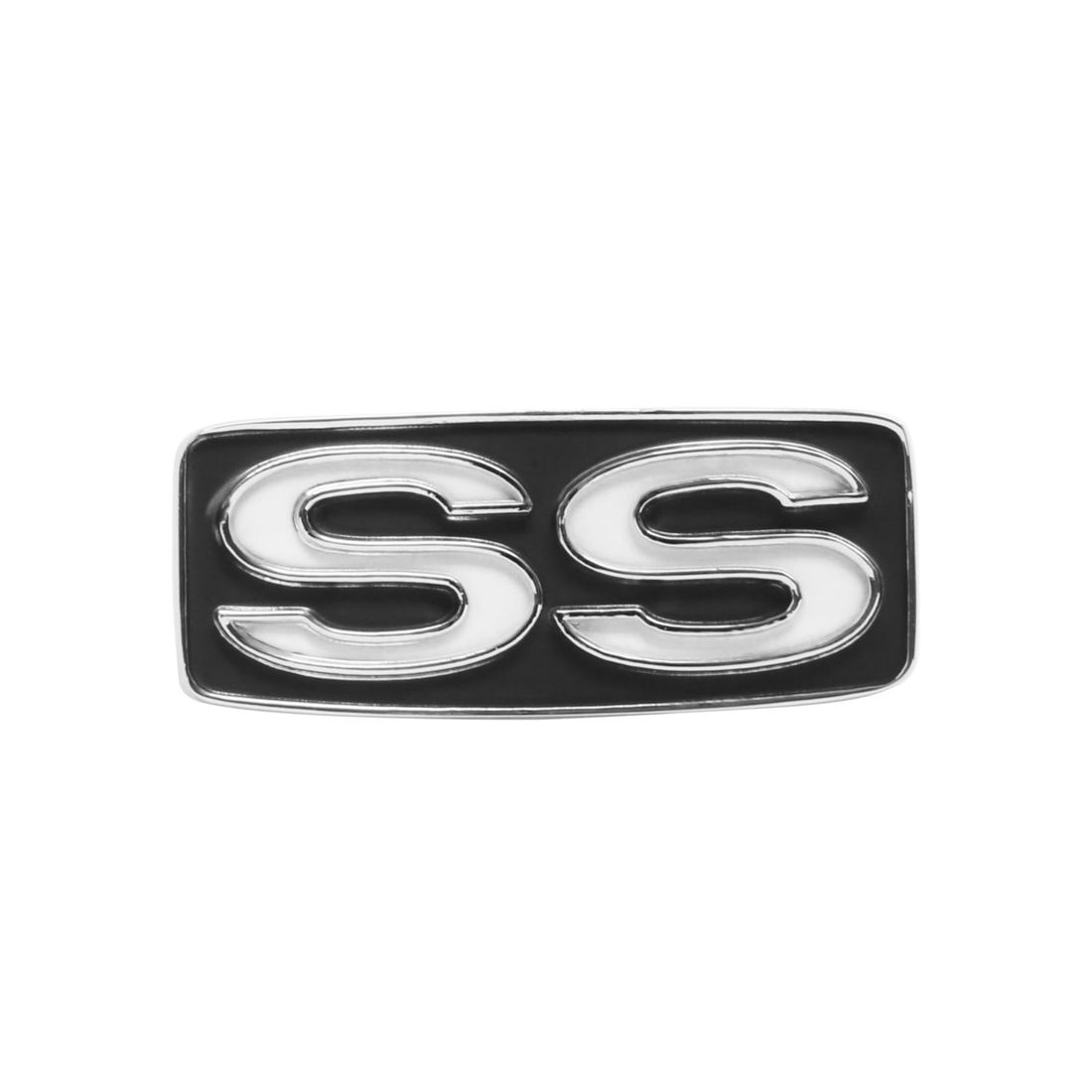 1969 Full-Size Chevrolet Horn Pad Emblem, “SS”, Sold as Each