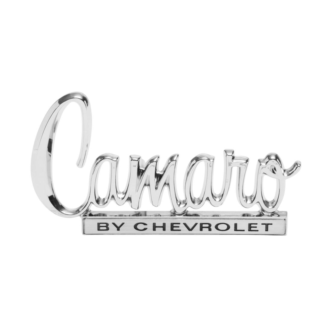 1970 Camaro Trunk Emblem, “Camaro By Chevrolet”, Sold as Each