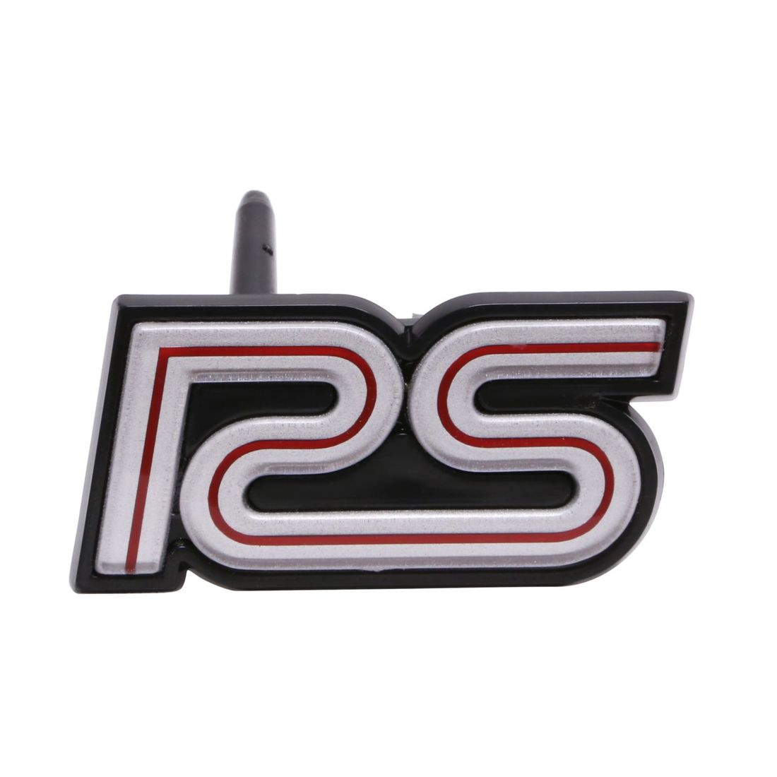 1980-1981 Camaro Grille Emblem, “RS”, Silver, Sold as Each