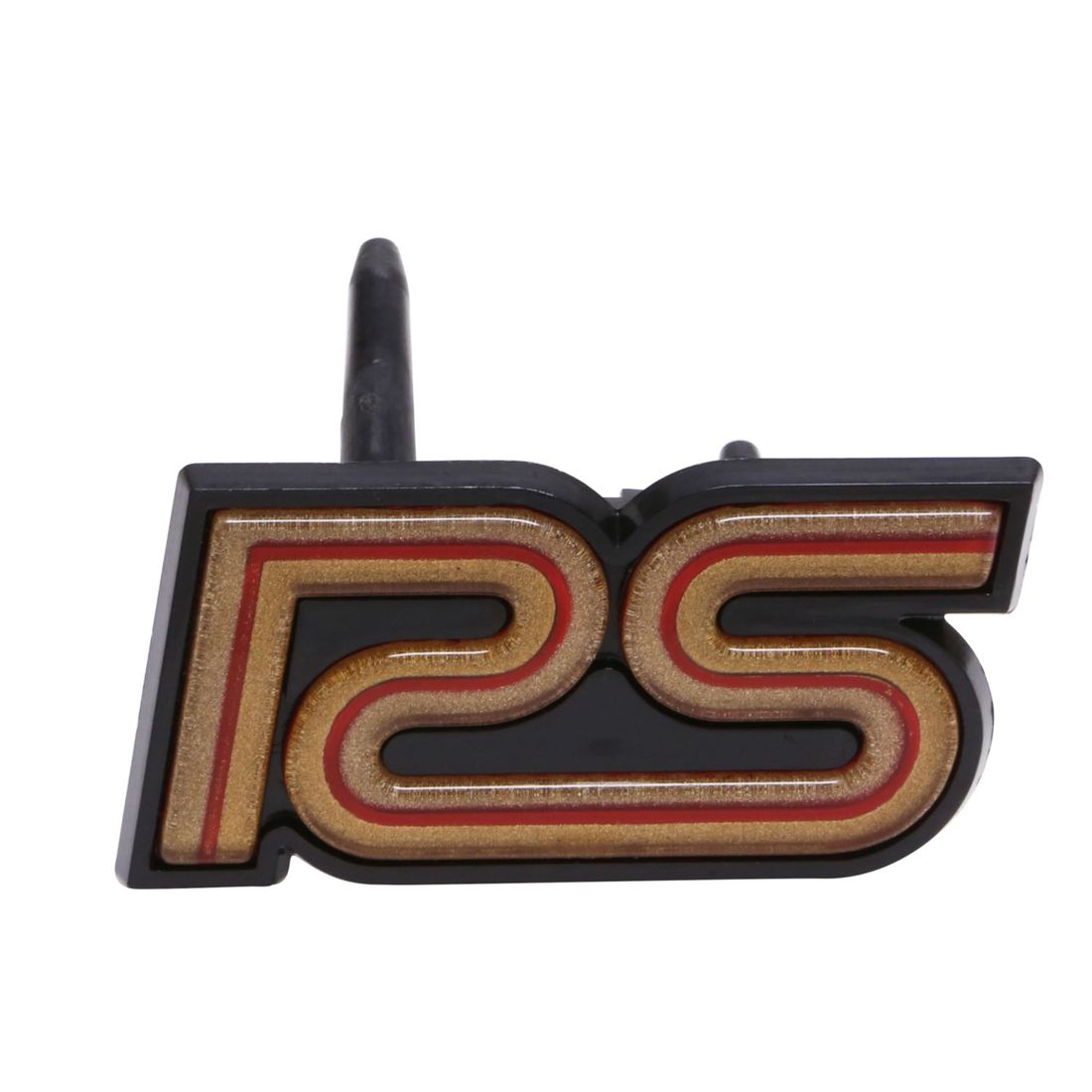 1980-1981 Camaro Grille Emblem, “RS”, Gold, Sold as Each