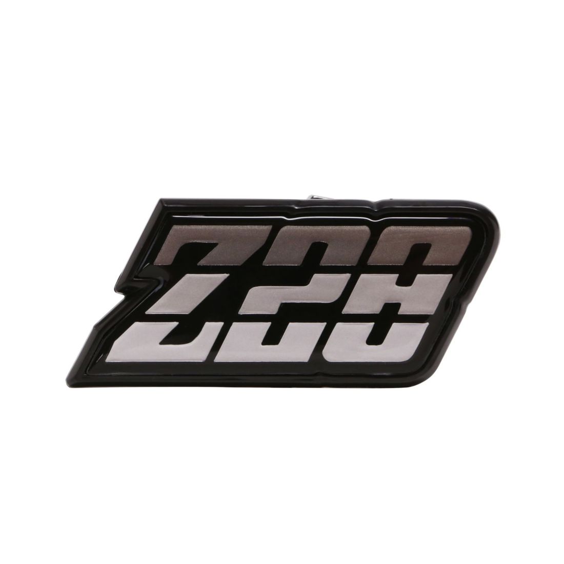 1980-1981 Camaro Fuel Door Emblem, “Z-28”, Silver, Sold as Each