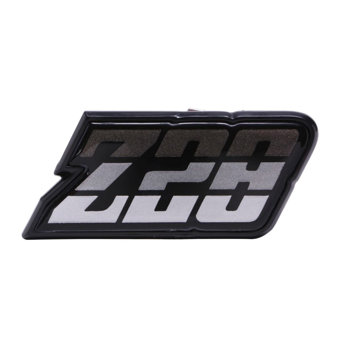 1980-1981 Camaro Fuel Door Emblem, “Z-28”, Charcoal, Sold as Each