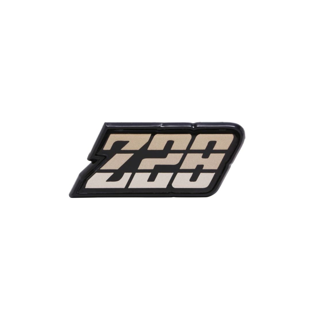 1980-1981 Camaro Fuel Door Emblem, “Z-28”, Gold, Sold as Each