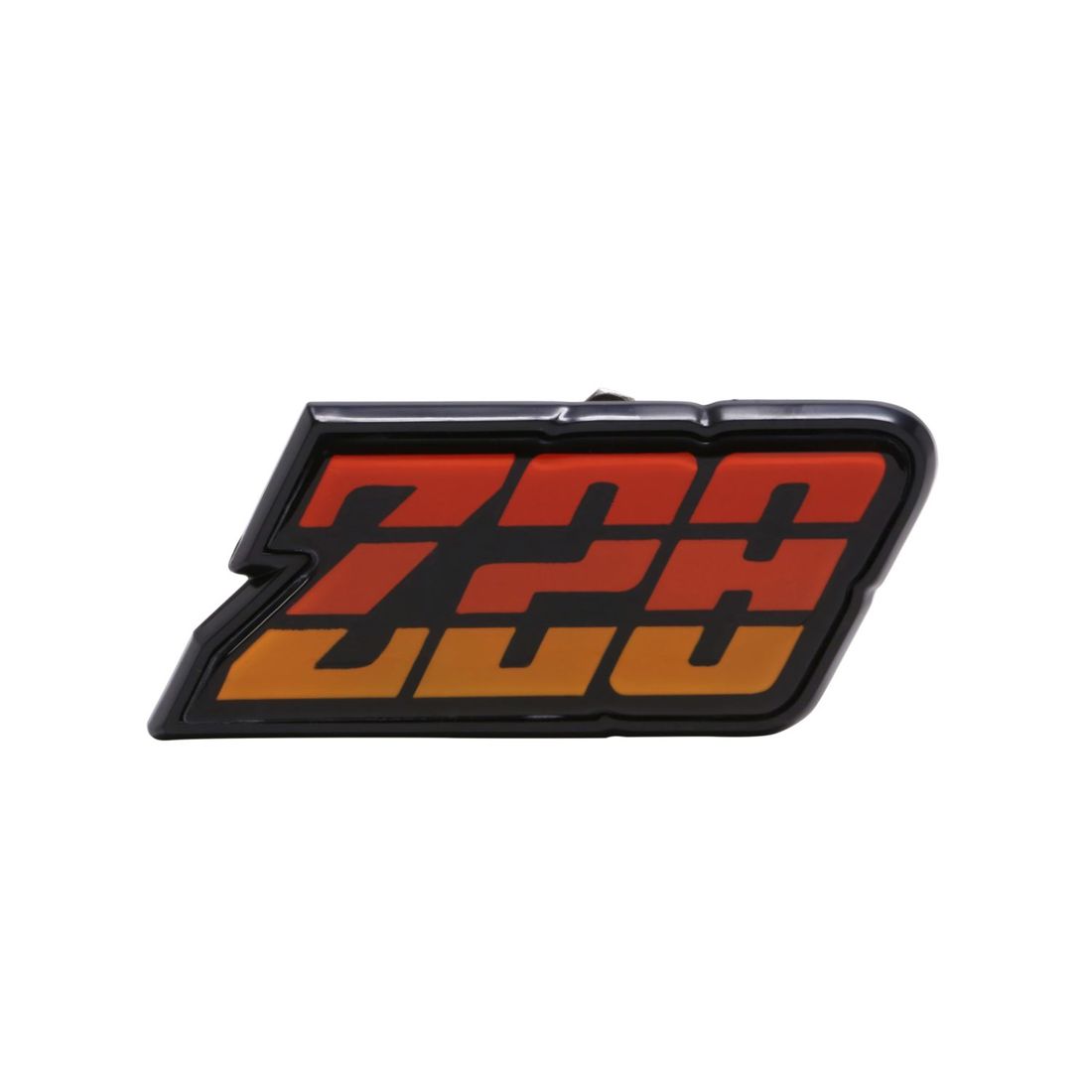 1980-1981 Camaro Fuel Door Emblem, “Z-28”, Orange, Sold as Each