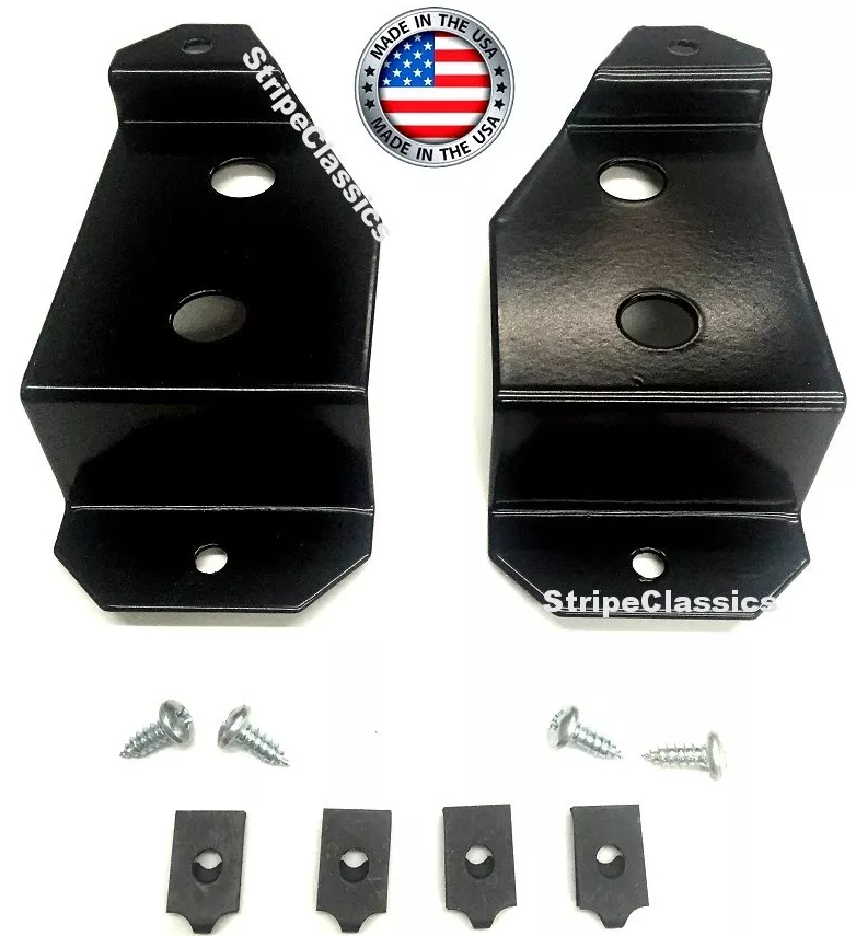 1970-1976 Duster/Demon A-Body UNDER Decklid Reinforcement Brackets Go Wing Gull